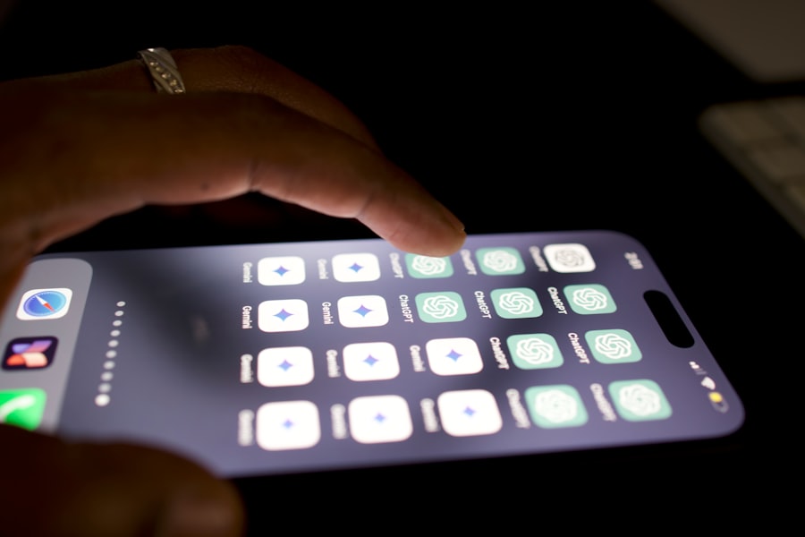 phone and icons for ChatGPT